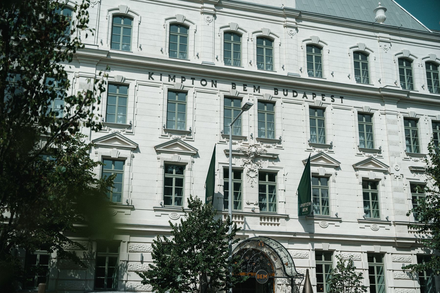 A Kimpton BEM Budapest homlokzata